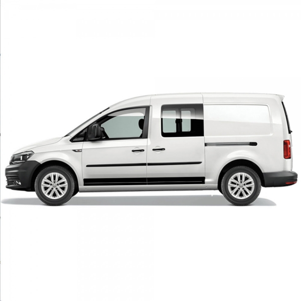 Seiten-Streifen Set für VW Caddy Maxi - Individuelles Dekor in Wunsc