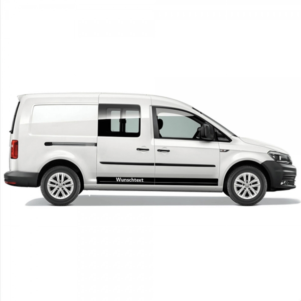 Custom VW Volkswagen Caddy Maxi Side Stripe Set - Personalize your ri