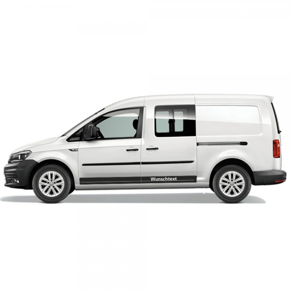Custom VW Volkswagen Caddy Maxi Side Stripe Set - Personalize your ri