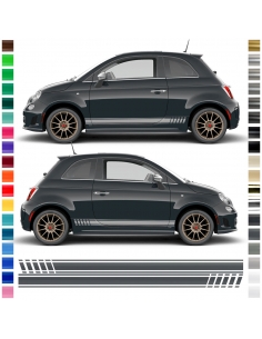 Abarth-Esseesse Side Strip Set for Fiat 500 595: Stylish decoration