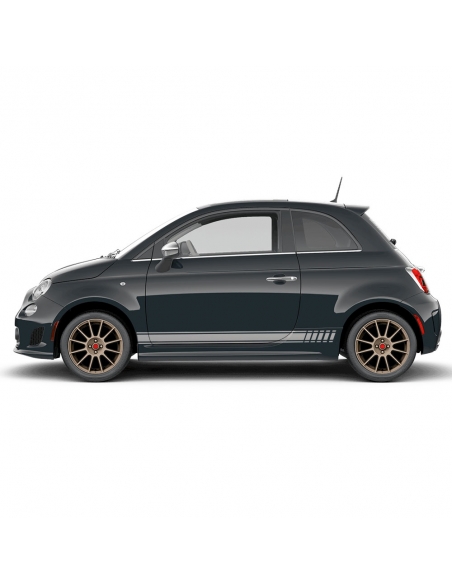 Abarth-Esseesse Side Strip Set for Fiat 500 595: Stylish decoration