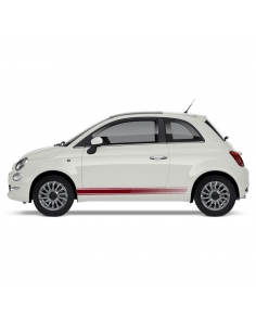 "Enhance Your Fiat 500 595 with Customizable Seiten-StreifenSet/Dekor