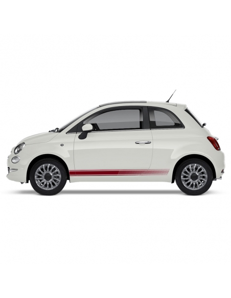 "Enhance Your Fiat 500 595 with Customizable Side Strip Set/Decor