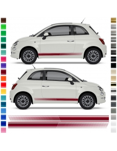 "Enhance Your Fiat 500 595 with Customizable Side Strip Set/Decor