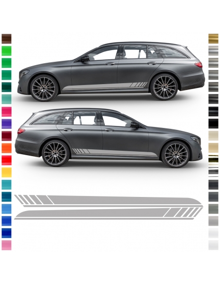 Sticker - Side Stripe Set/Décor suitable for Mercedes-Benz E-Class S213 AMG Edition One in desired color