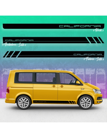 VW T5 & T6 California R Bus - Side Strip Set in Wish Color