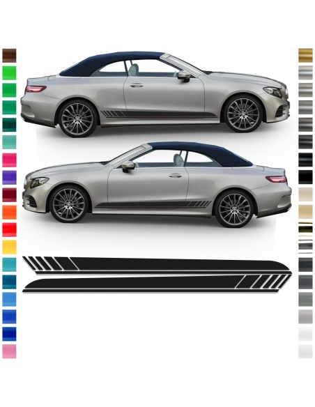 Sticker - Side Stripe Set/Décor suitable for Mercedes-Benz E-Class A238 AMG Edition One in desired color