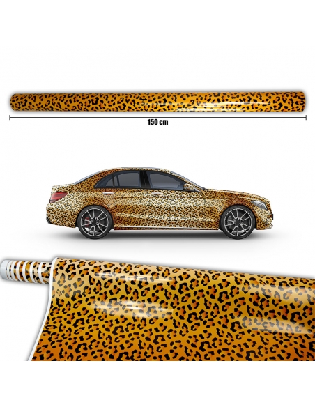 Tiger Leopard Design Car Film for Professional Car Wrapping