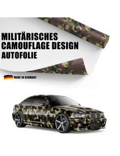 Militarical camouflage design car foil for professional car wrapping