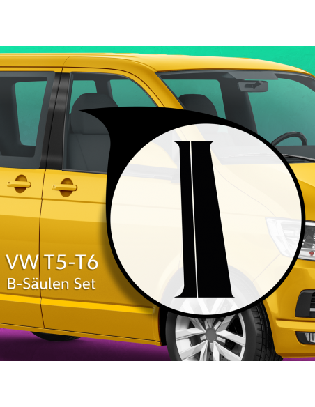 B Column Sticker Set - Gives your VW T5 & T6 Bus the Funny