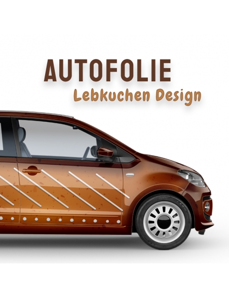 Design Auto-Folie Lebkuchen 3D Car-Wrapping blasenfrei