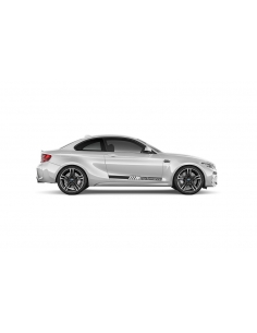 BMW-M Performance Aufkleber Seiten-Streifen Set - Veredeln Sie Ihren