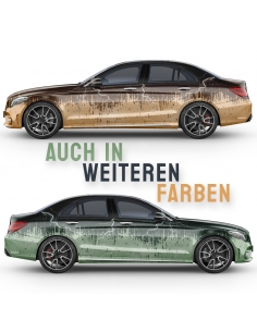 "Thunder Design 3D Car-Wrapping: Voll-Folierung, Digital-Druck, blase