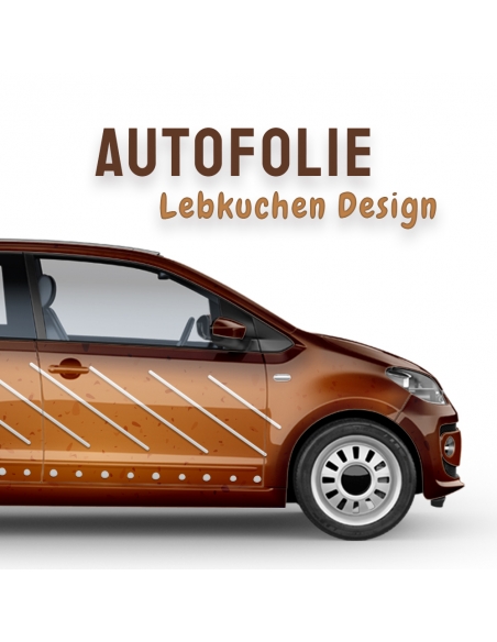 Lebkuchen Design 3D Car-Wrapping - Volle Digitaldruck-Folierung, blas