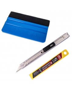 "Foiler Set - Beginner: 3M Rakel | Film knives | Replacement blades -
