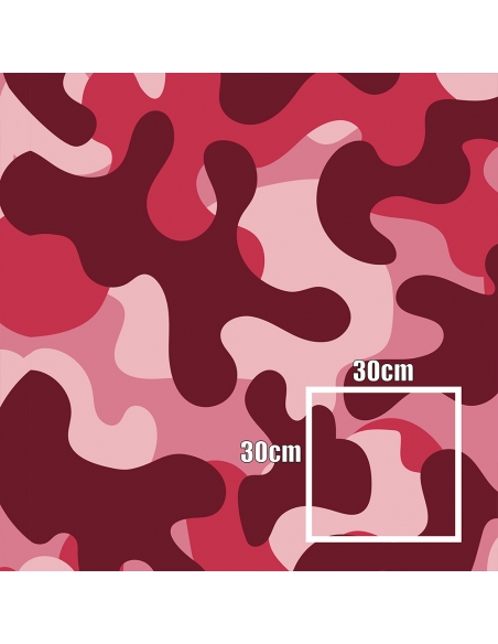 "Pink Camouflage 3D Auto-Folie - Blasenfrei 1500x150cm | Hochwertige