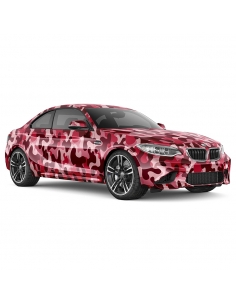 "Pink Camouflage 3D Auto-Folie - Blasenfrei 1500x150cm | Hochwertige