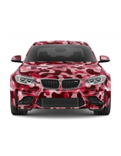 "Pink Camouflage 3D Auto-Folie - Blasenfrei 1500x150cm | Hochwertige