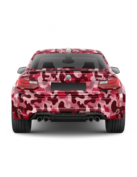 "Pink Camouflage 3D Auto-Folie - Blasenfrei 1500x150cm | Hochwertige