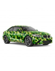 Design Auto-Folie Jungle Grün Camouflage 3D Car-Wrapping blasenfrei 1500x150cm