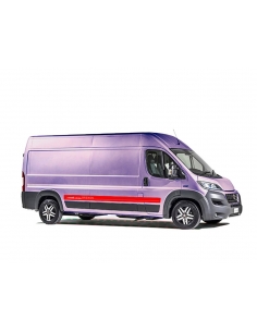 copy of Side stripe set/décor suitable for Fiat Ducato with desired color - Motif: Silhouette Bremen