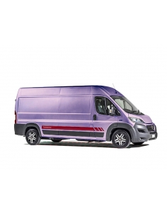 Side stripe set/décor suitable for Fiat Ducato - Van in desired color