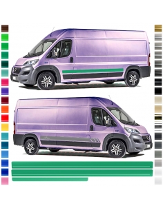 copy of Side stripe set/décor suitable for Fiat Ducato with desired color