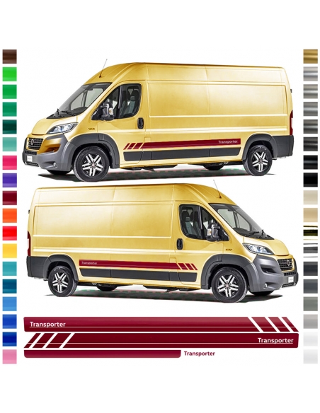 Citroën Jumper Seiten-Streifen Set in Wunschfarbe - Perfektes Dekor 