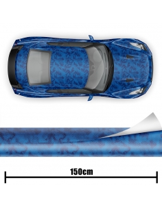Hexagon Camouflage 3D Car-Wrapping - Blasenfrei | Design Auto-Folie |