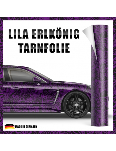 Erlkönig Lila Folie - Blasenfreie Car-Wrapping Tarn-Folierung