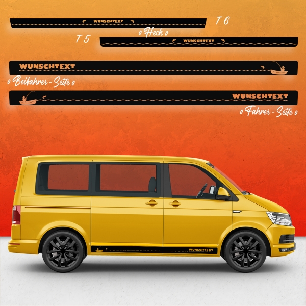 VW T5 & T6 Seitenstreifen Set - Individualisieren Sie Ihr Fahrzeug mi