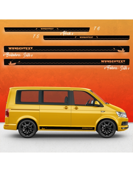 VW T5 & T6 Seitenstreifen Set - Individualisieren Sie Ihr Fahrzeug mi