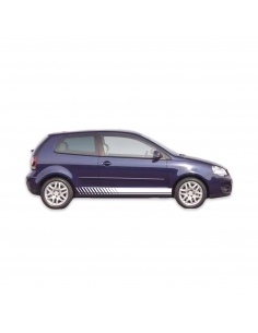 copy of Sticker - side stripe set/décor suitable for VW / Volkswagen Polo in desired color