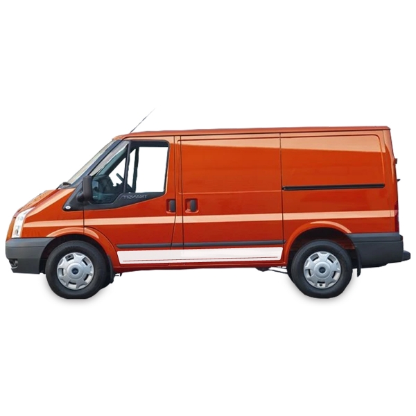 Seiten-Streifen Set für Ford Transit 3.Generation 2000-2013 | Wunsch