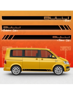 copy of Aufkleber - Seiten-Streifen Set/Dekor passend für Volkswagen / VW T5 & T6 Bulli R Bus in Wunschfarbe