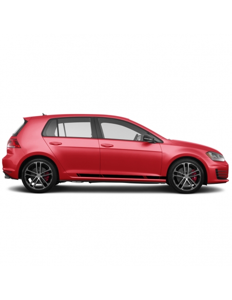 Side Strip Set for Volkswagen / VW Golf 7 GTI - Stylish and ind
