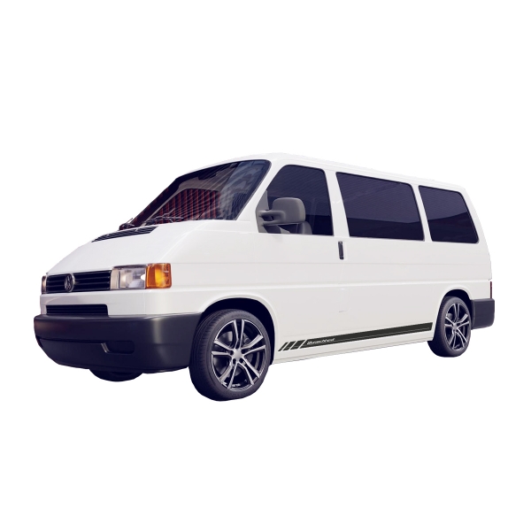 VW T4 Racing Bus Seiten-Streifen Aufkleber-Set: Stilvoll und dynamisc