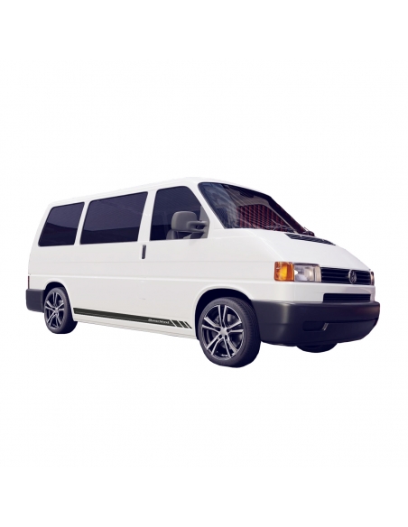 VW T4 Racing Bus Seiten-Streifen Aufkleber-Set: Stilvoll und dynamisc