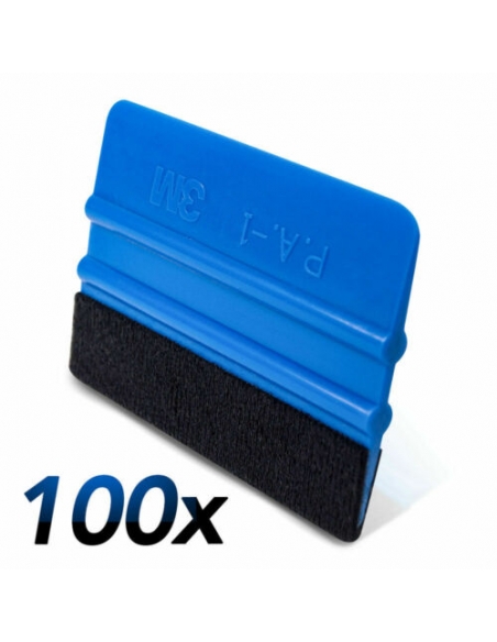 10x 3M Rakel PA-1-B Farbe Blau Weich inkl. Filzkante, Folienrakel