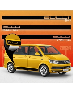 B-Stock - Side Stripes Set/Decor suitable for Volkswagen / VW T5  Bulli O Bus short in Burgundy