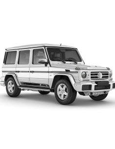 Sticker - side stripe set/décor suitable for Mercedes-Benz G-Class Edition 55 in desired color
