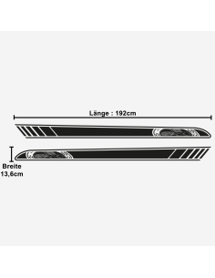 Sticker - side stripe set/décor suitable for Mercedes-Benz G-Class Edition 55 in desired color
