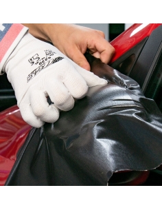 "Perfekte Folierung mit Car Wrapping Verklebe-Handschuhen - nahtlos &