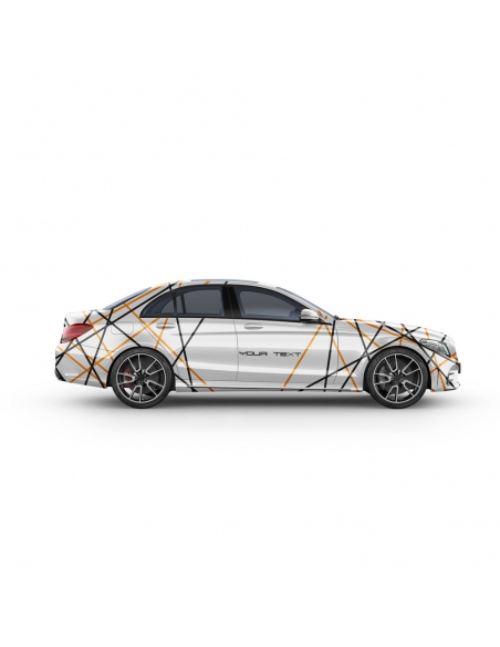 Sportwagen Side Stripe Sticker Set - Customizable & Stylish