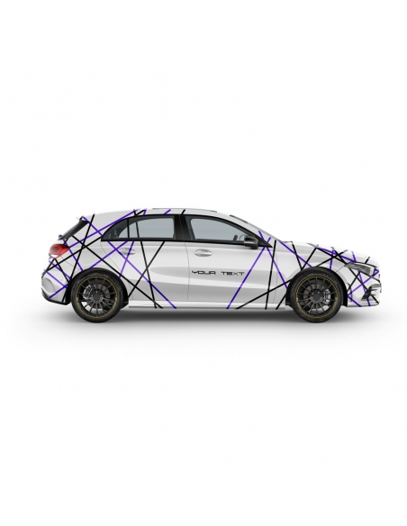 Sportwagen Side Stripe Sticker Set - Customizable & Stylish