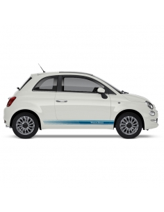 copy of Sticker - side stripeset/décor suitable for Fiat 500 595 in desired color with desired text