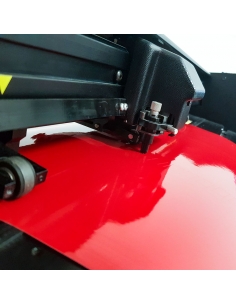 B-Ware Seiten-Streifen Set/Dekor passend für Fiat Ducato - Racing Clean mit Strich L2 in Schwarz Matt