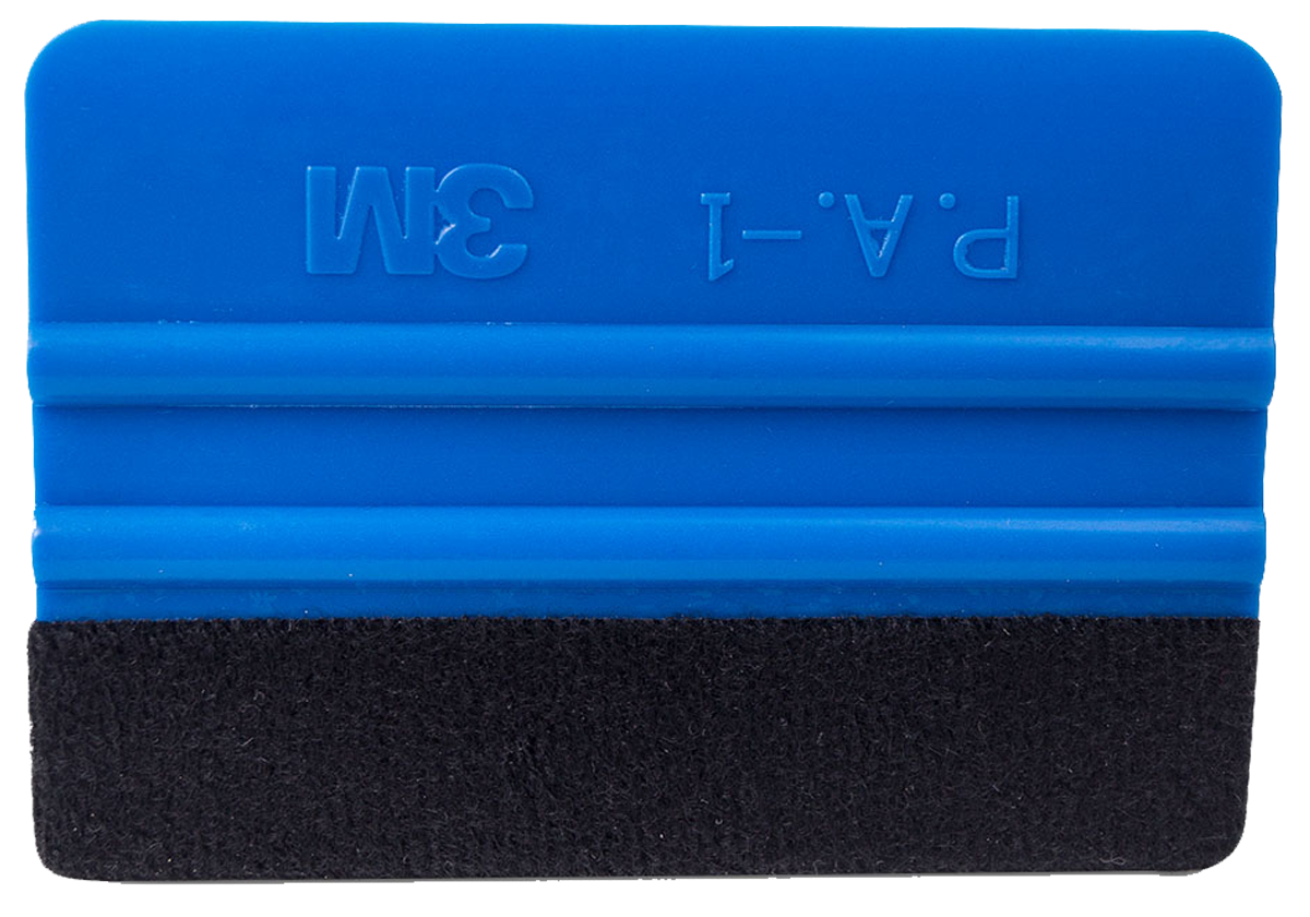 10x 3M Rakel PA-1-B Farbe Blau Weich inkl. Filzkante, Folienrakel, Filzrakel