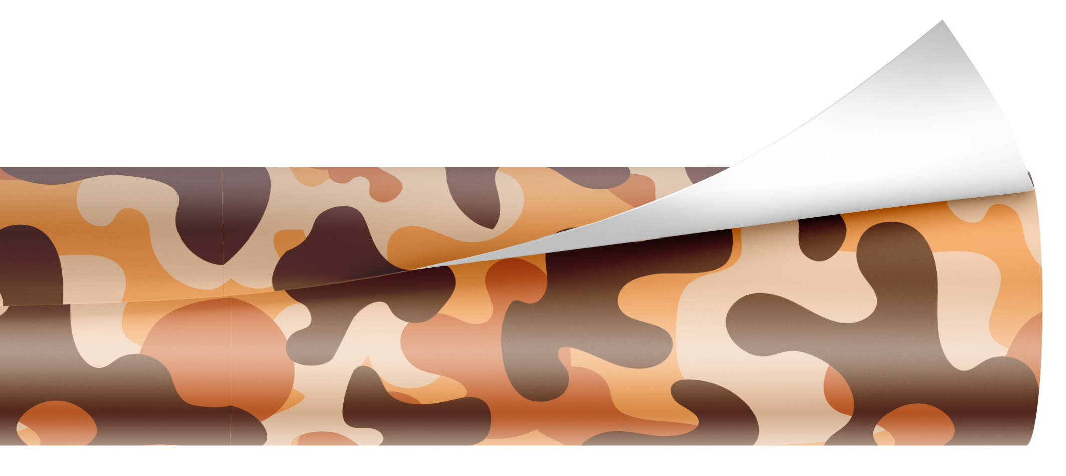 Auto-Dress Camouflage Auto-Folie mit Luftkanal-Technik für 3D Car-Wrapping  1500x150cm (Orange)